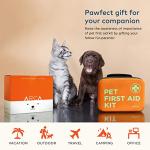 Pet First Aid Kit for Dogs and Cats - 100 pcs