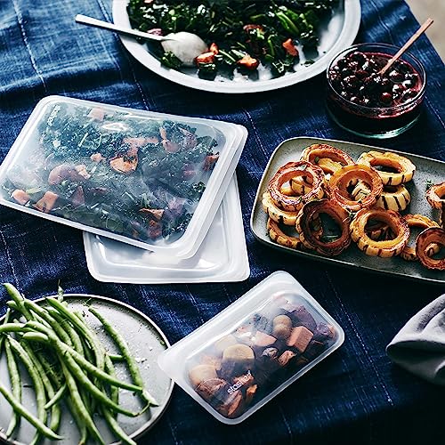 Stasher 4-Pack Reusable Silicone Storage Bags