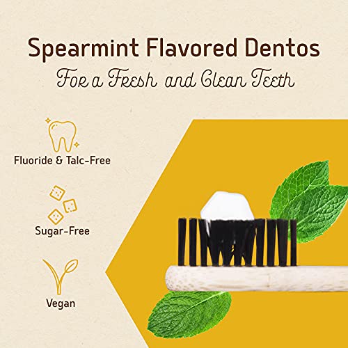 SUPERBEE Eco-Friendly Toothpaste Tabs, Spearmint Flavor