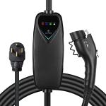 Lectron Level 2 EV Charger - ETL Certified, 240V, 40 Amp, NEMA 14-50 Plug, 16 ft Extension Cord & J1772 Cable- Portable Electric Car Charger for J1772 EVs and Plug-in Hybrid Vehicles