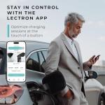 Lectron Portable Level 1 J1772 EV Charger with Wi-Fi/App Control - 12 Amp, 120V Portable Charger with NEMA 5-15 Plug, 16ft Charging Cable - for J1772 Electric Vehicles ONLY