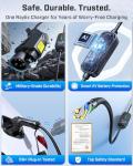2026 Upgraded Level 1&2 Portable EV Charger, 8-16Amp Adjustable Current & Timer, 110V–240V, NEMA 5-15 & 6-20 Plug, 21Ft EV Charging Cable, J1772 Electric Car Charger for All PHEV/EV Charging Cord