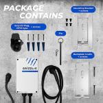 Grizzl-E Classic Level 2 Electric Vehicle (EV) Charger up to 40 Amp, UL Certified Indoor/Outdoor Electric Car Fast Wall Charging Station, NEMA 14-50 Plug, 24 feet Premium Cable, Avalanche Edition