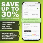 EMPORIA Level 2 EV Charger w/ J1772 Connector — 48 Amp, 240V WiFi Enabled Electric Vehicle Charging Station, 25ft Cable, Hardwired with Whip, White