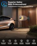 EVDANCE Level 1&2 EV Charger, Electric Vehicle Portable Charger with 25FT Cable, Home EV Charging Station for J1772 Electric Cars, 12A 120V/16A 240V, NEMA 5-15 & NEMA 6-20 Plug