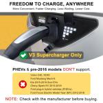 HUACAITU Tesla Supercharger Adapter, NACS to CCS Adapter, Fast Charge Your CCS1 EV at Tesla Superchargers, Electric Vehicle Charging Accessories for Ford, Rivian, GM, Volvo and Polestar EVs
