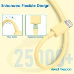 [Apple MFi Certified] iPhone Charger, 6Pack(3/3/6/6/6/10 FT) Lightning Cable Apple Charging Fast High Speed USB Compatible 14/13/12/11 Pro Max/XS MAX/XR/XS/X/8-multicolor