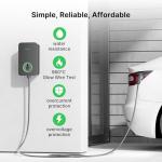 Autel MaxiCharger Level 2 Electric Vehicle (EV) Charger, up to 80 Amp Fast Charging EV Charger Level 2, Integrated Cloud with AI, Indoor/Outdoor Charging Stations J1772, Hardwired