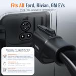 2025 Upgraded for Tesla Supercharger to CCS1 Charger Adapter [Max 500A, 1000V] Fast Charge NACS to CCS Electric Vehicle Charging Adapter Compatible with Tesla Supercharger,Fit for Rivian,Ford,GM EVs