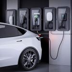 YONZEE Wall-Mounted EV Charger Protection Box – Weatherproof Charging Station Cover Case for Electric Vehicle Home Chargers, Compatible with Tesla, Standard Most EV Chargers