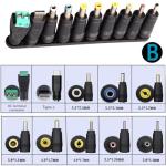 minidodoca Laptop DC Power Adapter Kits 41 PCS Universal 5.5 mm x 2.1 mm DC AC Power Adapter Tips Connector for Power Supply Plug Jack Sets