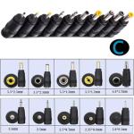 minidodoca Laptop DC Power Adapter Kits 41 PCS Universal 5.5 mm x 2.1 mm DC AC Power Adapter Tips Connector for Power Supply Plug Jack Sets