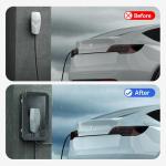 YONZEE Wall-Mounted EV Charger Protection Box – Weatherproof Charging Station Cover Case for Electric Vehicle Home Chargers, Compatible with Tesla, Standard Most EV Chargers