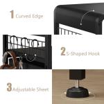 REAHOME TV Stand with Mount, 67" Entertainment Center for 32/45/55/60/65/75 inch TVs, Charging Station and LED Light, Media Console Table with 12 Drawers, Dresser TV Stand for Living Room, Black