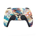 PlayVital Full Set Skin Decal for ps5 Console Disc Edition, Vinyl Sticker Decal Cover for ps5 Controller & Charging Station & Headset & Media Remote - Dragon's Elysium