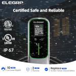 ELEGRP Level 2 EV Charger 40 Amp, Home & Portable Electric Car Charging Station with 25FT J1772 Charger and NEMA 14-50 Plug, 9.6kW for BEVs & PHEVs, ETL Certified PBE & LCR Tech