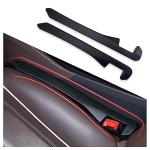 IHOTDER 2PCS Car Seat Gap Filler - Car Seat Gap Filler Organizer for Holding Phone,Key,Purse - Universal Car Gap Filler Fits Car Truck SUV Car Interior Accessories (Black/2PCS)…