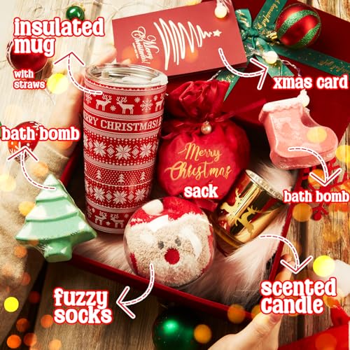 Christmas Gift Basket for Women - Unique Holiday Surprise