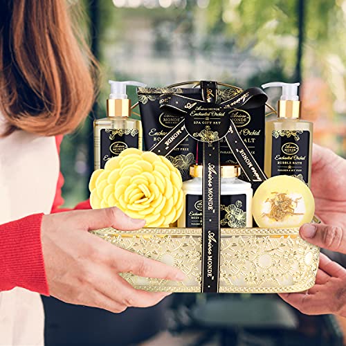 Enchanted Orchid Bath Spa Gift Basket