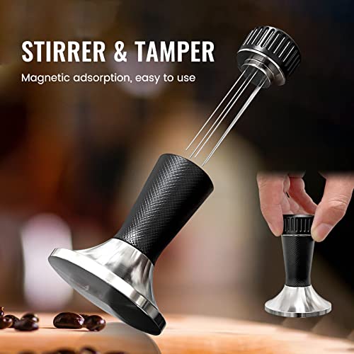 2-in-1 Coffee Tamper with US Compatibility