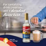 Vanilla Torani Coffee Syrup with Pump, 25.4 Fl Oz