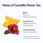OSULLOC Camellia Flower Tea (Tropical fruity flavors), Iced tea bags, Fruit tea Blend, Premium Teabags from Jeju Island, 20 count