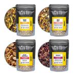 Tiesta Tea - Fruity Tea Sampler Dry Flight Set, Loose Leaf, No Caffeine, Makes Hot and Iced, Assorted Fruit Brews with Mango, Peach, Orange Drinks & More, 8 Resealable Sample Pouches