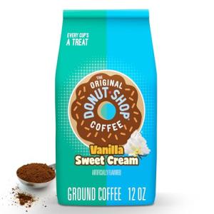 Donut Shop Vanilla Sweet Cream Ground Coffee 12oz