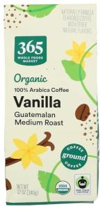 Organic Vanilla Guatemalan Medium Roast Coffee, 12oz