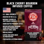 Black Cherry Bourbon Coffee - Supports Firefighters - 12 oz