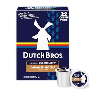 Dutch Bros Caramel Mocha Coffee Pods, 22 Count