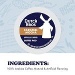 Dutch Bros Caramel Mocha Coffee Pods, 22 Count