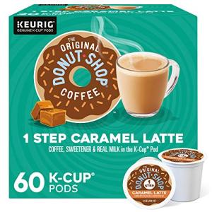 Original Donut Shop Caramel Latte K-Cups, 60 Count