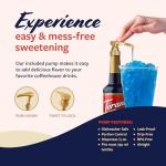 Torani Blue Raspberry Drink Syrup with Pump, 25.4 Oz