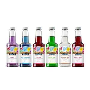 Hawaiian Shaved Ice Syrup Variety Pack, 6 Flavors