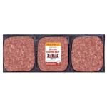 Ground Beef 80% Lean, 3 lb Pack of 3
