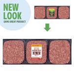Ground Beef 80% Lean, 3 lb Pack of 3
