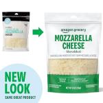Shredded Mozzarella Cheese, 8 Oz Bag