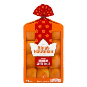 King's Hawaiian Sweet Rolls - 12 Count
