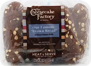 Cheesecake Factory Brown Bread Sweet Rolls - 8 Pack
