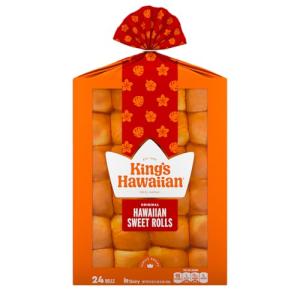 King's Hawaiian Sweet Rolls - 24 Pack