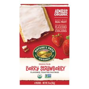 Organic Frosted Strawberry Toaster Pastries, 11 oz