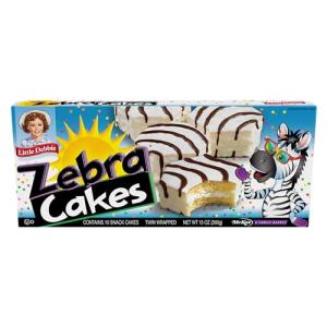 Little Debbie Zebra Cakes, 10 Twin Packs