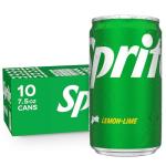 Sprite Can, 7.5 Ounces, Pack of 10
