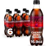 Coca-Cola Zero Sugar Cherry Soft Drink, 6 Pack