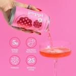 Poppi Raspberry Rose Prebiotic Sparkling Beverage 4PK