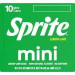 Sprite Can, 7.5 Ounces, Pack of 10