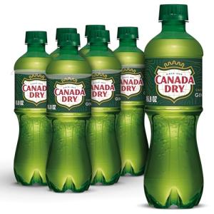 Canada Dry Ginger Ale, 6-Pack, 0.5 L Bottles