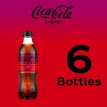 Coca-Cola Zero Sugar Cherry Soft Drink, 6 Pack