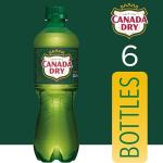 Canada Dry Ginger Ale, 6-Pack, 0.5 L Bottles